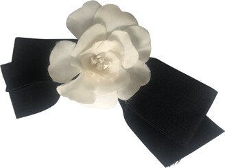 Camélia silk pin & brooche-AG