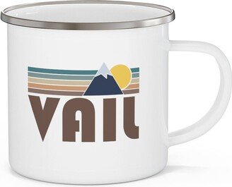 Vail, Colorado Camp Mug 12Oz - Retro Enamel Camping Vail