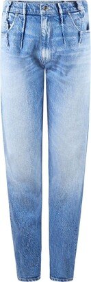 Mid-Rise Loose Jeans-AA