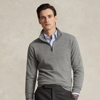 Wool Quarter-Zip Sweater