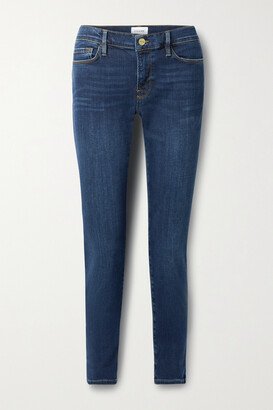 Le Garcon Cropped Boyfriend Jeans - Blue