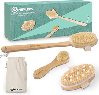 Nevlers Exfoliating Dry Body Brush Set