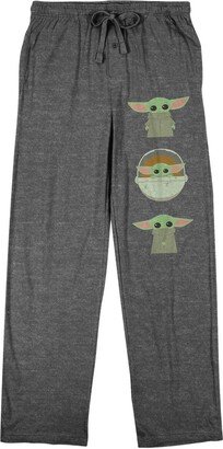 Men's Graphite The Mandalorian Pajama Pants