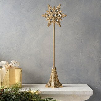 Jeweled Snowflake Tabletop Decoration