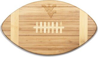 West Virginia Mountaineers Touchdown! Football Cutting Board & Serving Tray - Brown