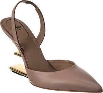 First Leather Slingback Pump-AC