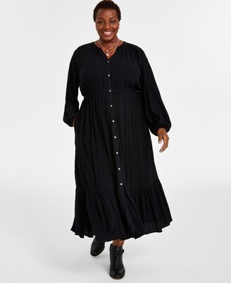 Style & Co Plus Size Femme Maxi Dress, Created for Macy's