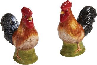 Park Designs Break Of Day Rooster Salt And Pepper Set