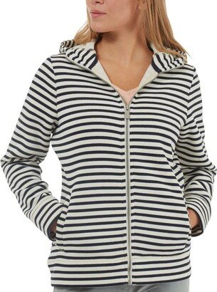 Womens/Ladies Amelie Zipped Hoodie (Navy)