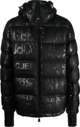 Logo-Print Down Puffer Jacket