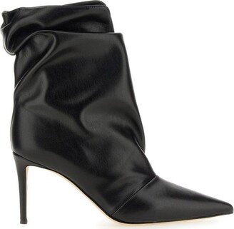 Yunah Pointed-Toe Ankle Boots-AA