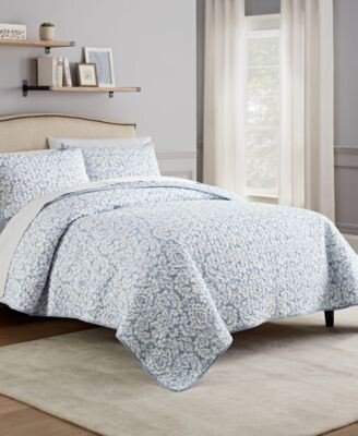 Traditions By Dashing Damask Quilt Collection Set