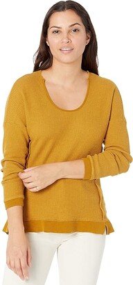 Gretchen V-Neck (Evergreen Heather) Women's Clothing