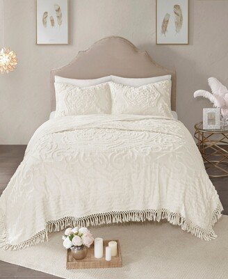 Laetitia Medallion Fringe 2-Pc. Quilt Set, Twin/Twin Xl