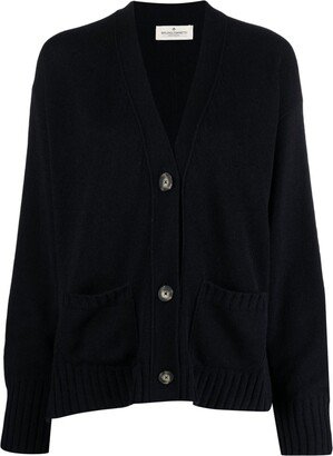 V-neck cashmere cardigan-AB