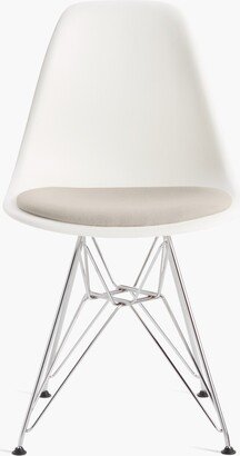 Eames Molded Plastic Side Chair with Seat Pad