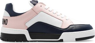 Colour-Block Lace-Up Sneakers-AB