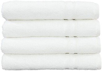 Denzi Hand Towels - Set of 4 - White