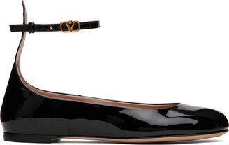 Black Tan-Go Ballerina Flats