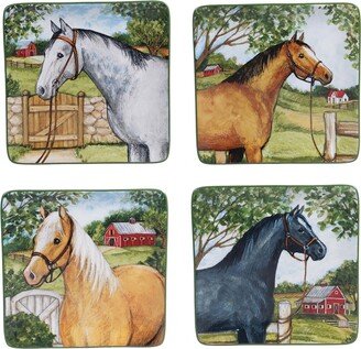 Clover Farm 4-Pc. Salad Plates asst.