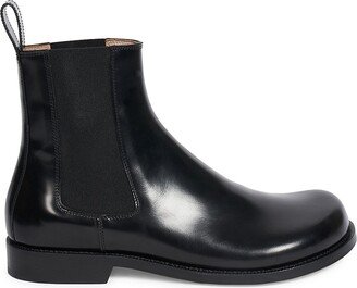 Terra Patent Leather Chelsea Boots