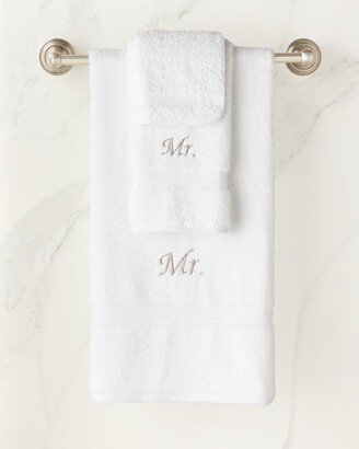 The Pillow Bar Mr. and Mr. Six-Piece Cotton Towel Set