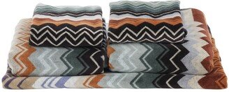 MISSONI HOME COLLECTION Set of 5 Giacomo cotton towels-AA