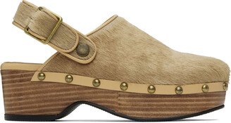 NEUTE Beige Valentina Clogs