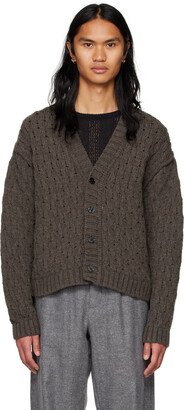 Brown Fence Cardigan