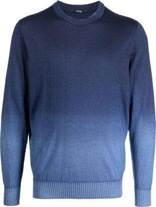 Gradient-Effect Fine-Knit Jumper