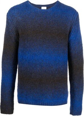 Ombré-Stripe Knitted Jumper