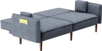 Sofa bed with Solid Wood legs