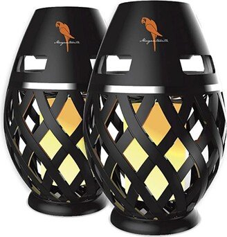 Sounds of Paradise Tiki Torch Bluetooth Light-Up Speaker 2 Pack