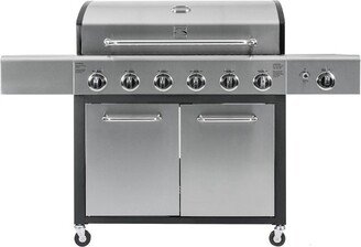 6-Burner XL Grill with Side Propane Gas Burner PG-40611S0L