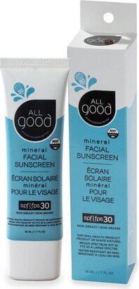 All Good Mineral Facial Sunscreen Lotion - SPF 30 - 1.7 fl oz