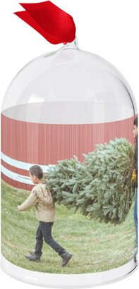 Ornaments: Photo Gallery Glass Cloche Ornament, White, Cloche