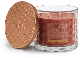 Cinnamon Spice Fragrance Honeycomb Glass Jar Candle