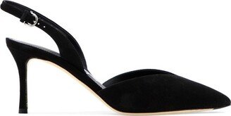 Slingback Pointed-Toe Pumps-AE