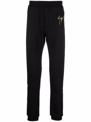 Embroidered-Logo Track Pants-AK