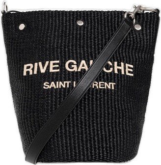 Logo Embroidered Bucket Bag-AB