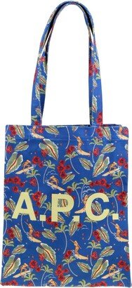 Lou Hawaiian-Printed Top Handle Bag