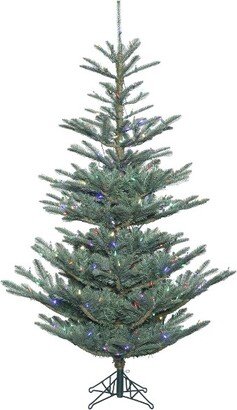 5' Alberta Blue Spruce Artificial Christmas Tree, Multi-colored Dura-Lit LED lights