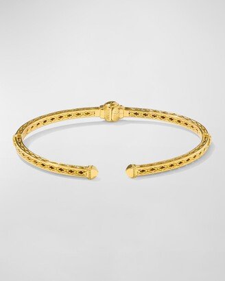 18K Yellow Gold Sphinx Cuff Bracelet