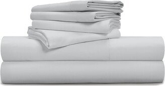 Pillow Guy Luxe Soft & Smooth 100% Tencel 6-Piece Sheet Set-AB