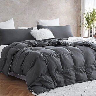 Byourbed Snorze Cloud Comforter Set - Coma Inducer Oversized Bedding in Faded Black