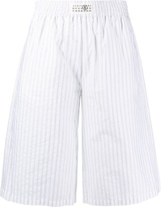 Knee-Length Cotton Shorts