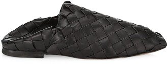 Intrecciato Leather Slippers