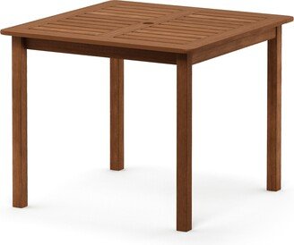 Tioman Hardwood Bermuda Square Table in Teak Oil