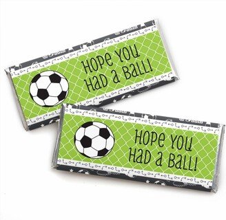 Big Dot Of Happiness Goaaal - Soccer - Candy Bar Wrappers Baby Shower or Birthday Party Favors 24 Ct