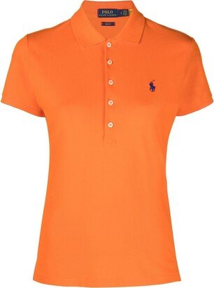 Logo-Embroidered Slim-Fit Polo Shirt